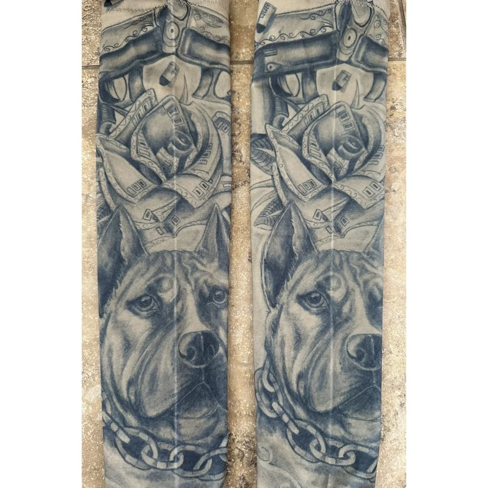 Missing Link SPF 50 Gun N Money  ArmPro Tattoo Compression Sleeves - APBK